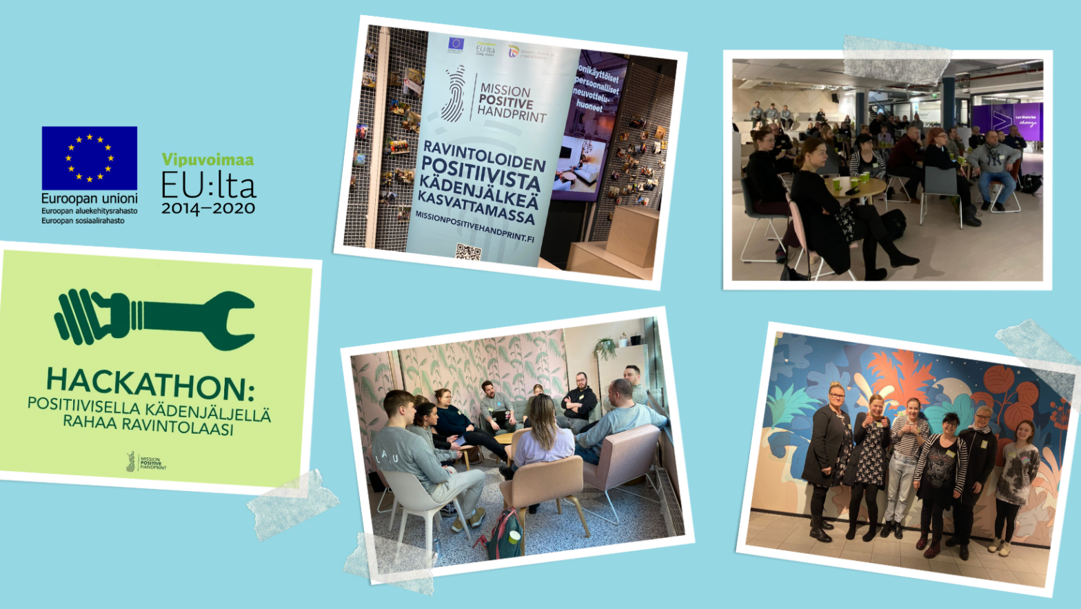 hackathon kuvakollaasi